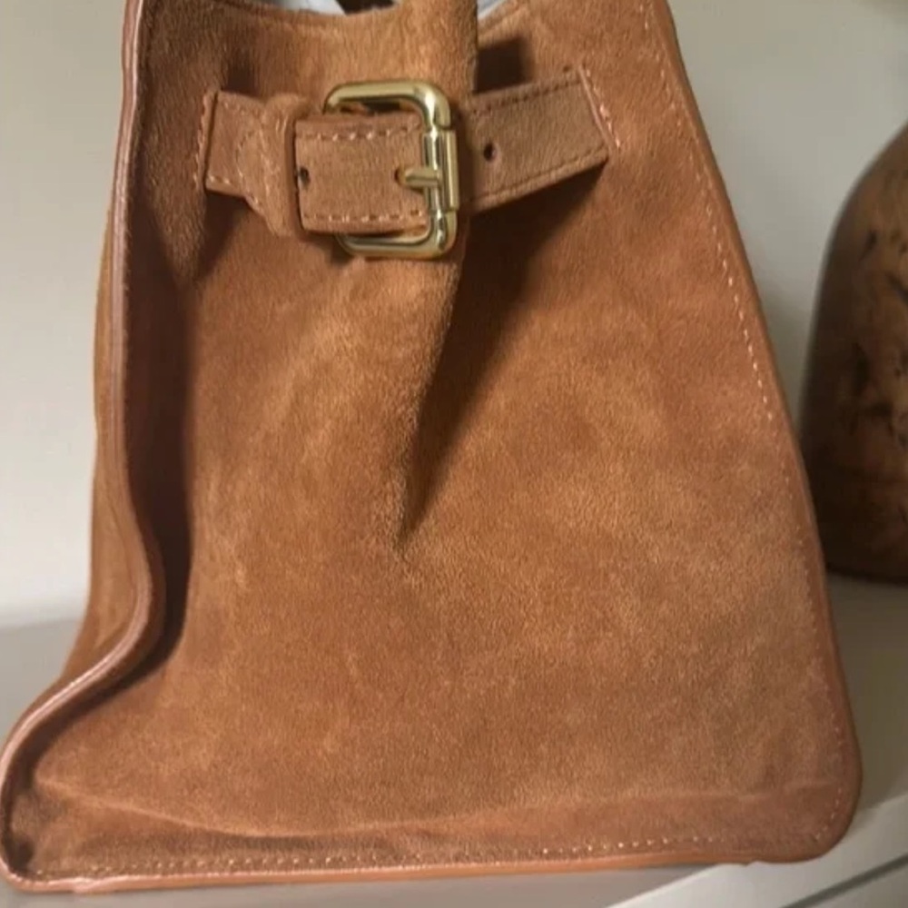 Claudia Firenze brown suede bag - Picture 4 of 5